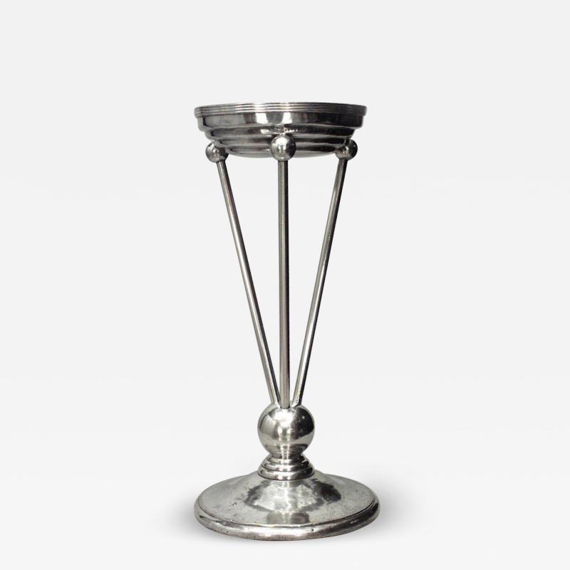 Art Deco Silver Plate Ice Bucket Stand