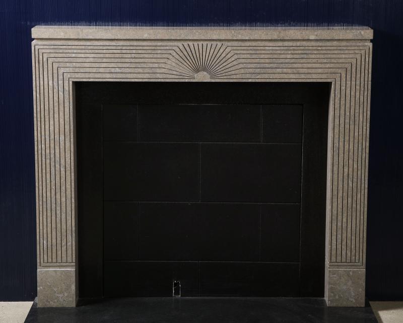 Art Deco Style Fireplace Mantel