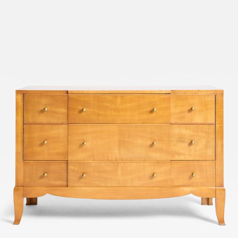 Art Deco Sycamore Chest of Drawers