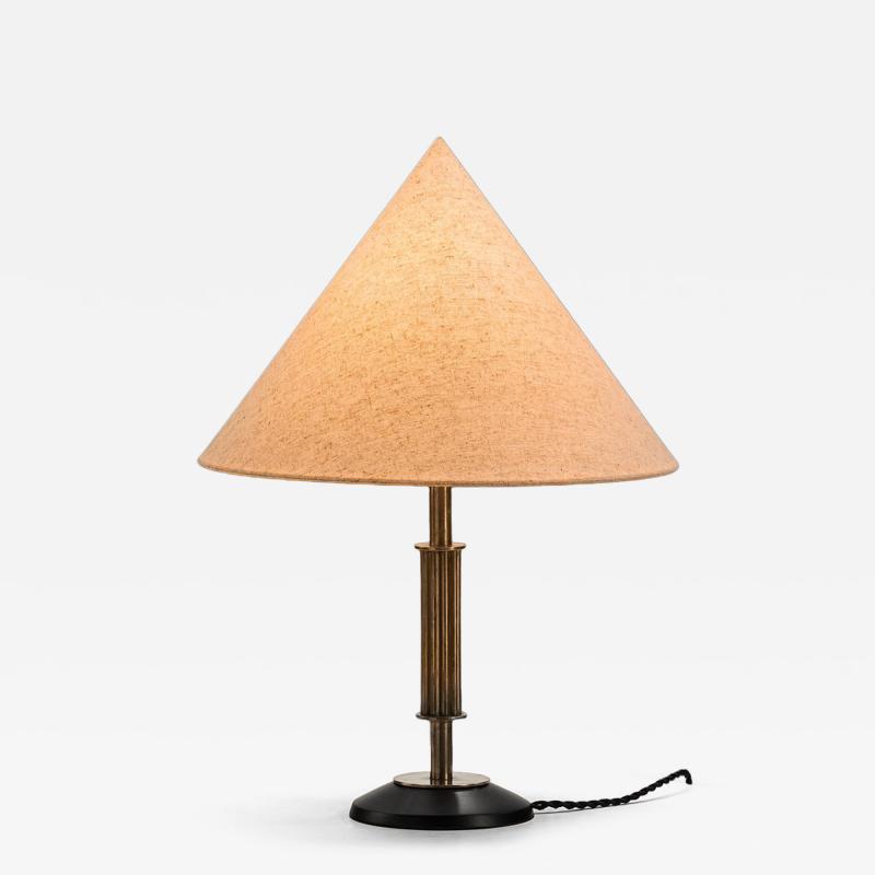 Art Deco Table Lamp with Pointed Shade Europe ca 1920s