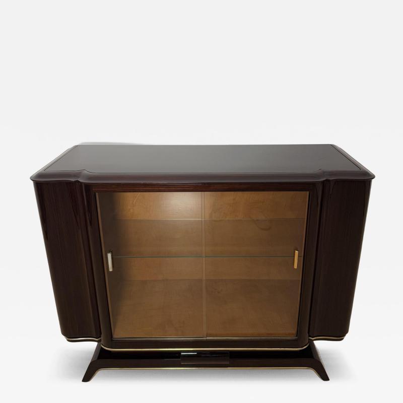 Art Deco Vitrine Sideboard Macassar Ebony Paris circa 1930