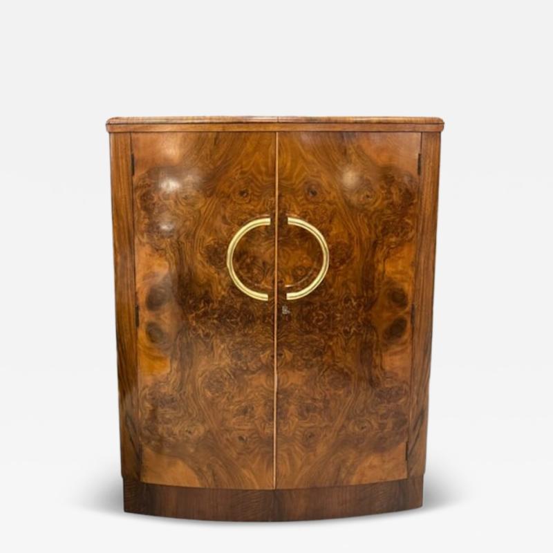 Art Deco Walnut Bar Counter
