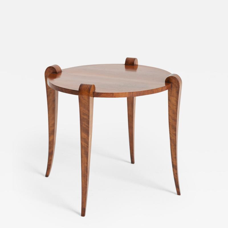 Art Deco Walnut Side Table