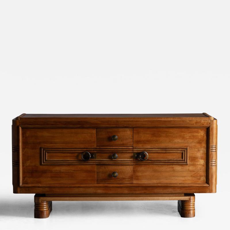 Art Deco Walnut Sideboard France 1930s
