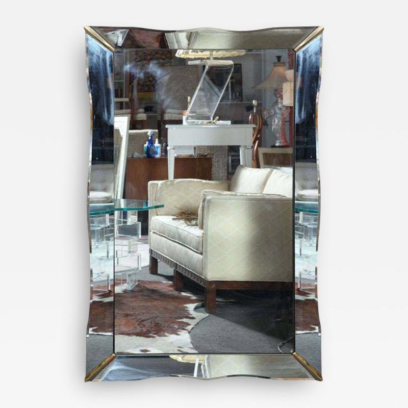 Art Deco rectangular mirror