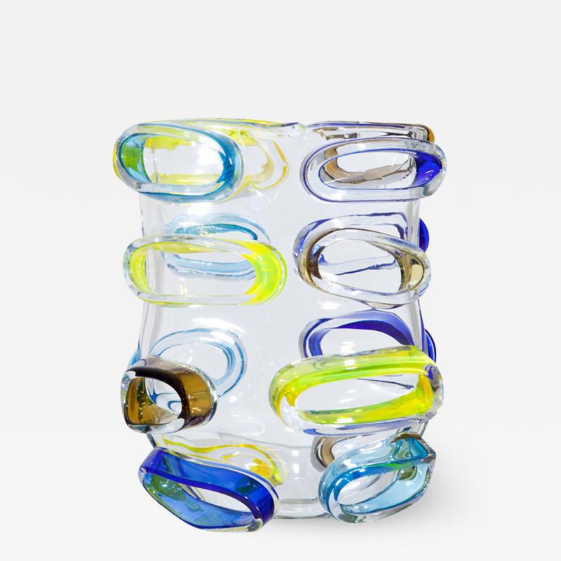 Art Glass Vase by Martin Potsch