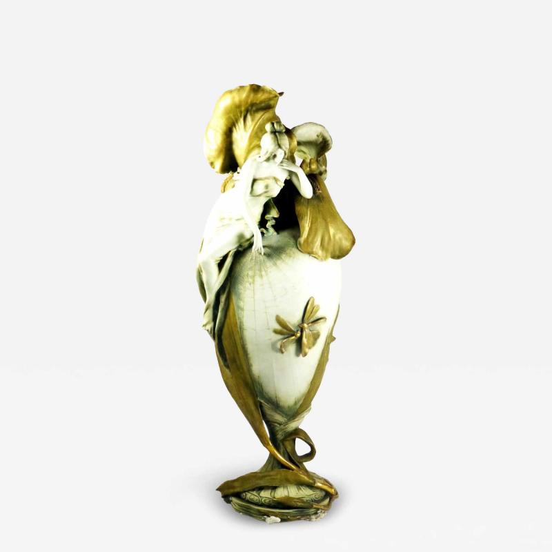 Art Nouveau Amphora Vase Stamped Amphora Circa 1910