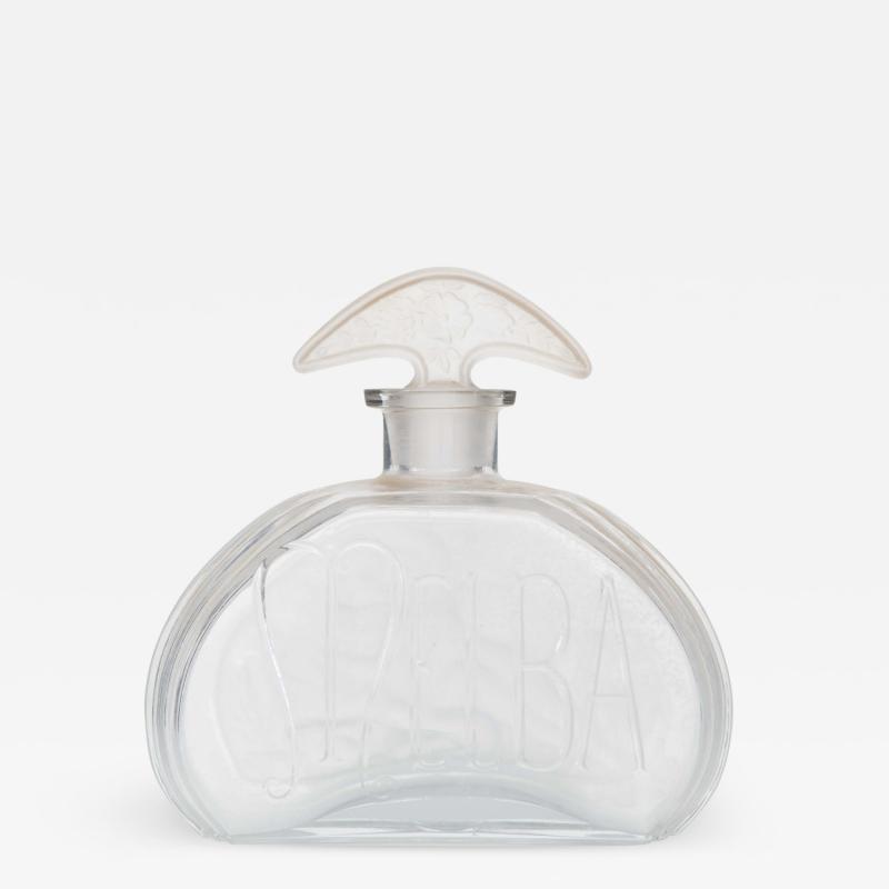 Art Nouveau Melba Glass Perfume Bottle