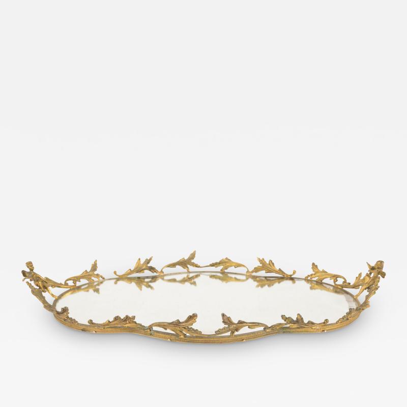 Art Nouveau Mirrored Serving Tray