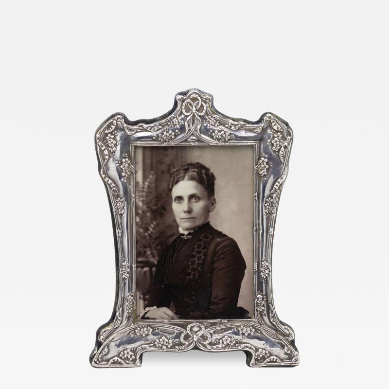 Art Nouveau Style Silver Picture Frame