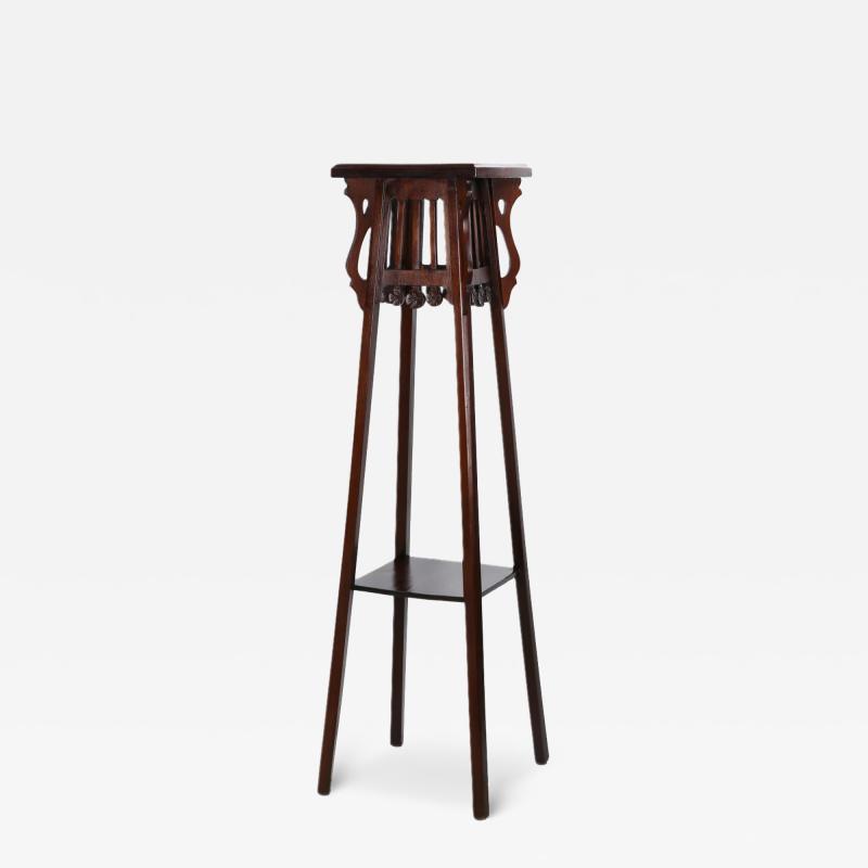 Art Nouveau Wooden Console Table Turn Of The 19th 20th Century