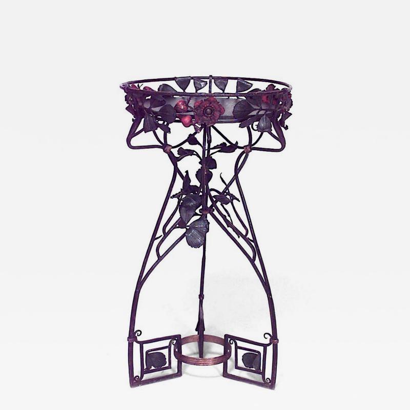 Art Nouveau Wrought Iron Fernery