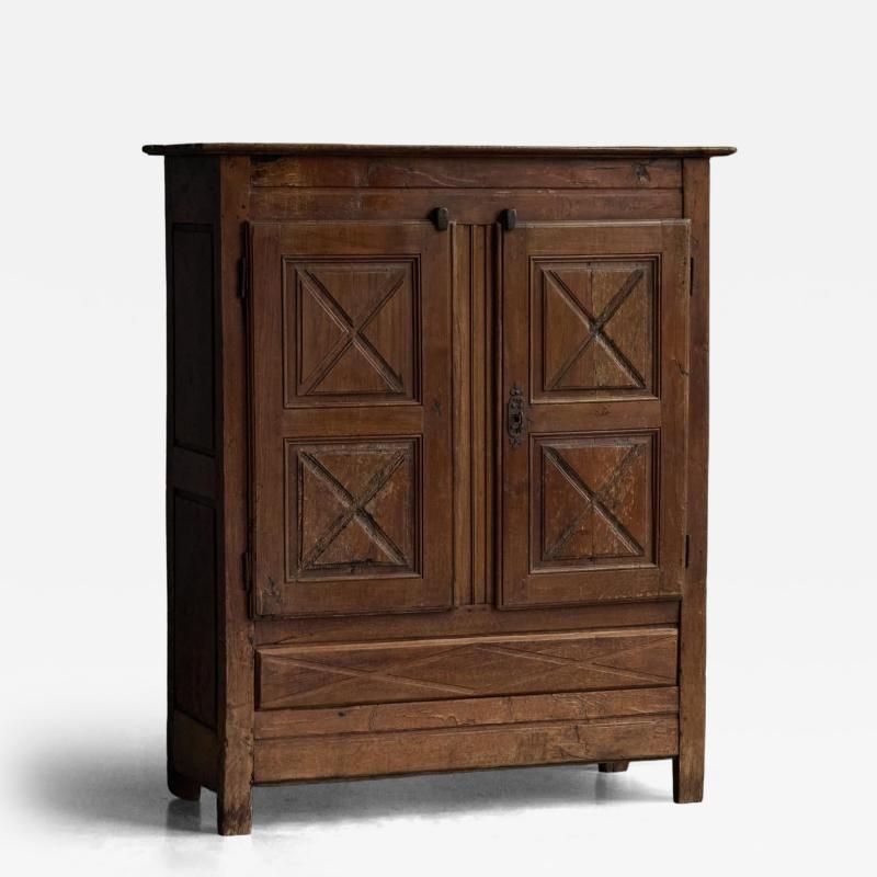 Art Populaire Alpine Cabinet France 19th Century