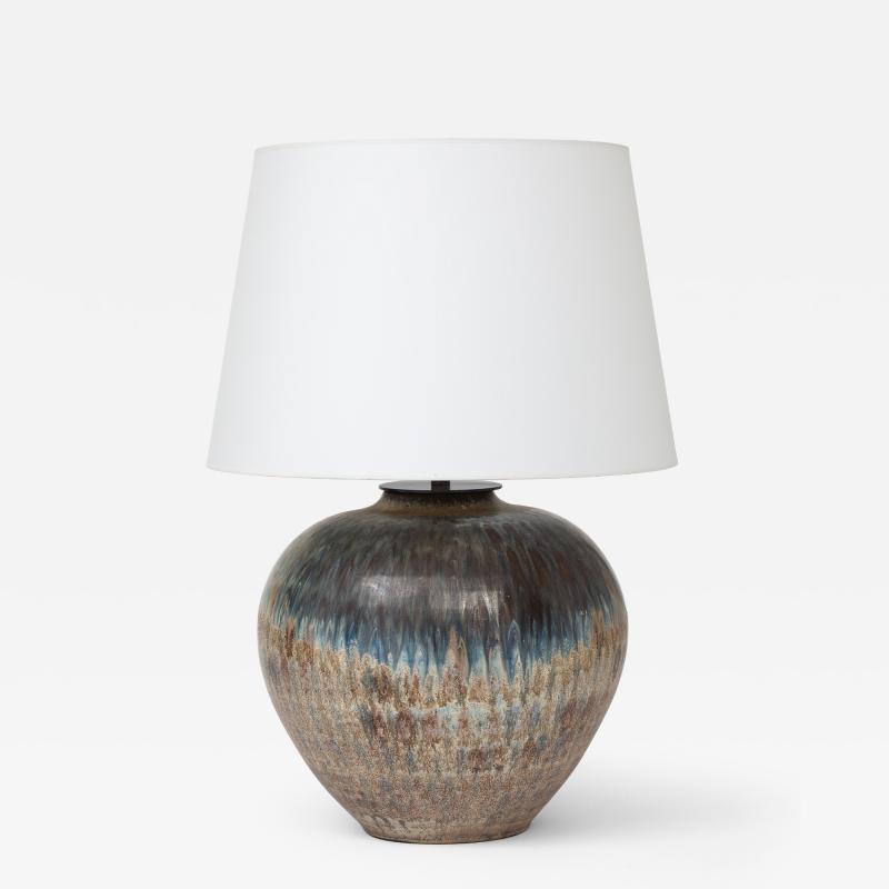 Arthur Andersson Arthur Anderson Ceramic Table Lamp Wall kra Sweden 1950s signed