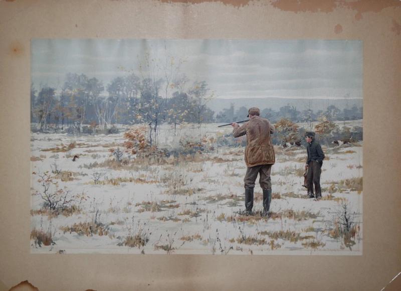 Arthur Burdett Frost ARTHUR BURDETT FROST AMERICAN 1851 1928 RABBIT SHOOTING