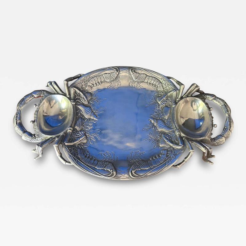 Arthur Court Arthur Court Aluminum Crab Seafood Serving Platter