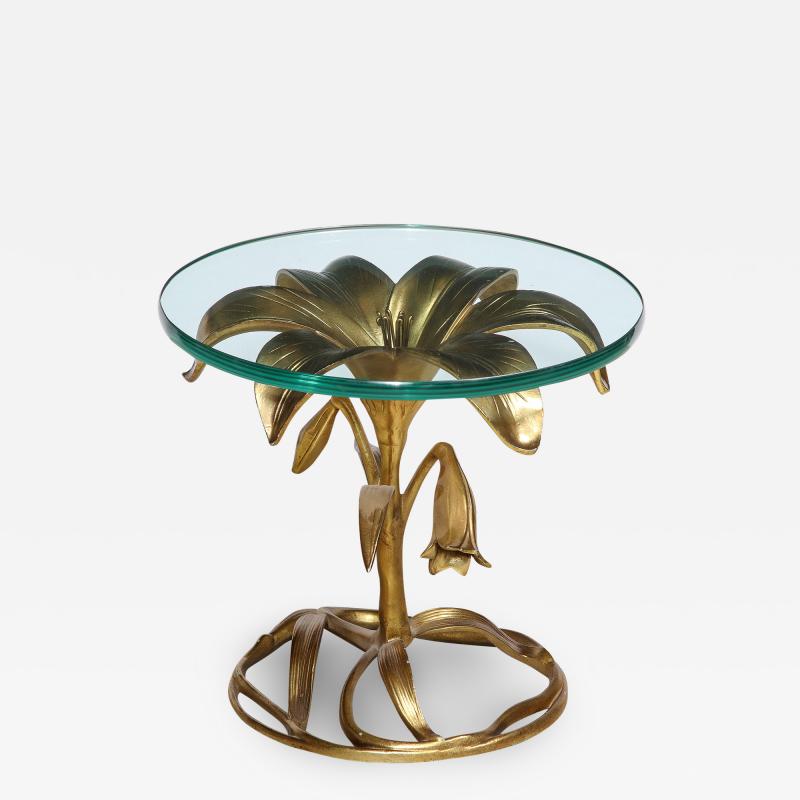 Arthur Court Gilt Aluminum Table