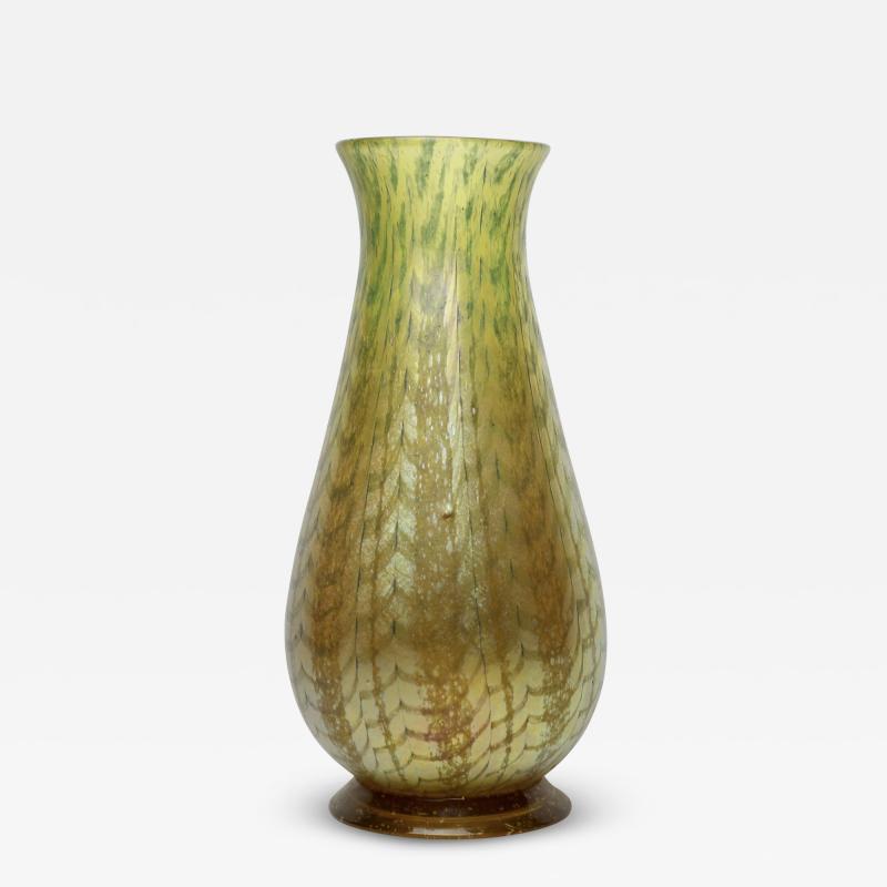 Arthur Douglas Nash Gold Chintz Art Glass Vase by Arthur Douglas Nash United States 1928