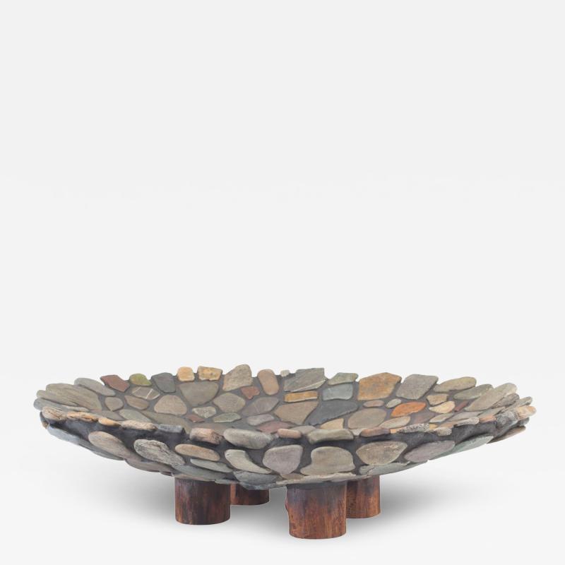 Artist Made Stone Platter by Don Moss