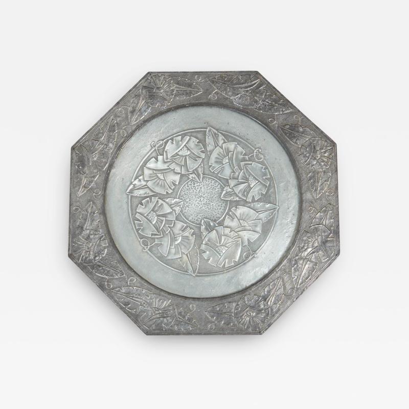 Arts Crafts Octagonal Wall Tray