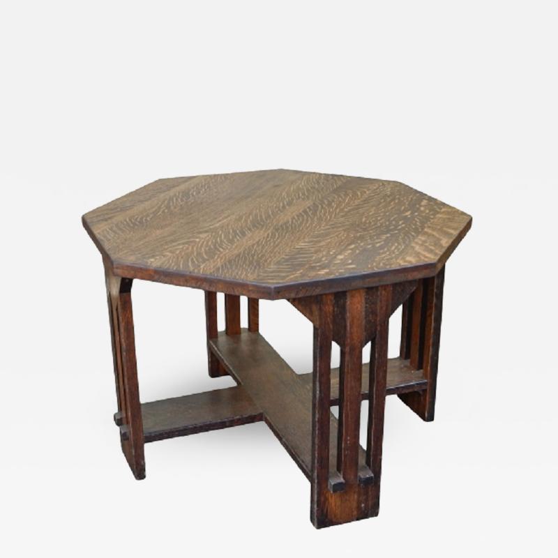 Arts and Crafts Octagonal Table