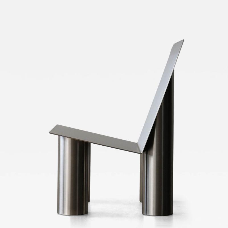 Atelier Barda Canadian Contemporary Stainless Steel Chabanel II Chair