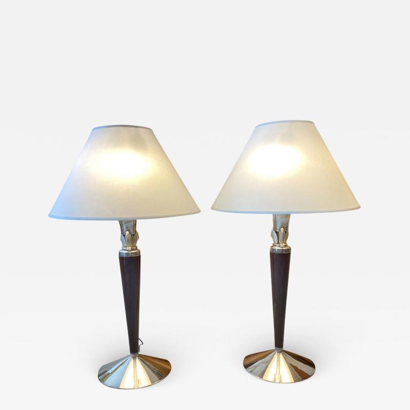 Atelier Petitot Pair of Art Deco Lamps