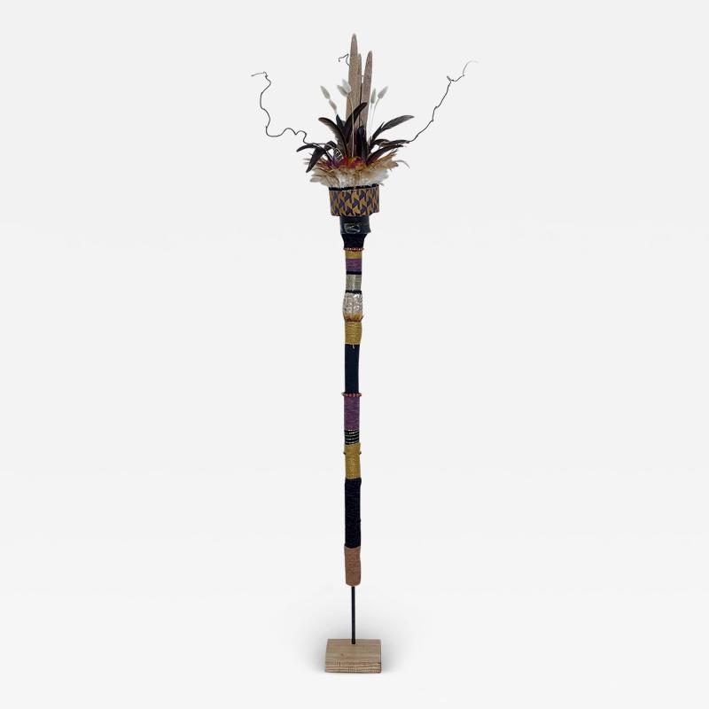 Aude Wagner TAMARA N 134 Tribal couture original sceptre