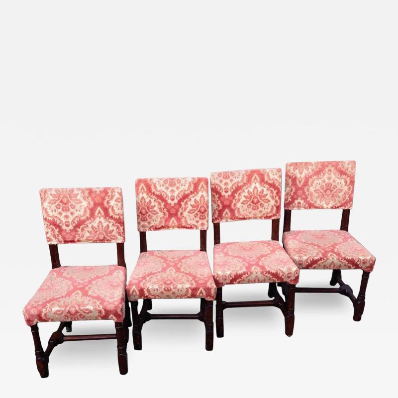 Augustus Welby Northmore Pugin A W N Pugin Stamped Gillows a Set of Four Gothic Revival Oak Dining Chairs