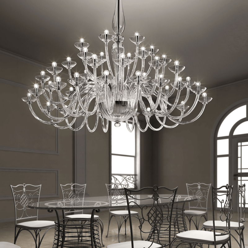 Aurora Murano Glass Light Fixtures