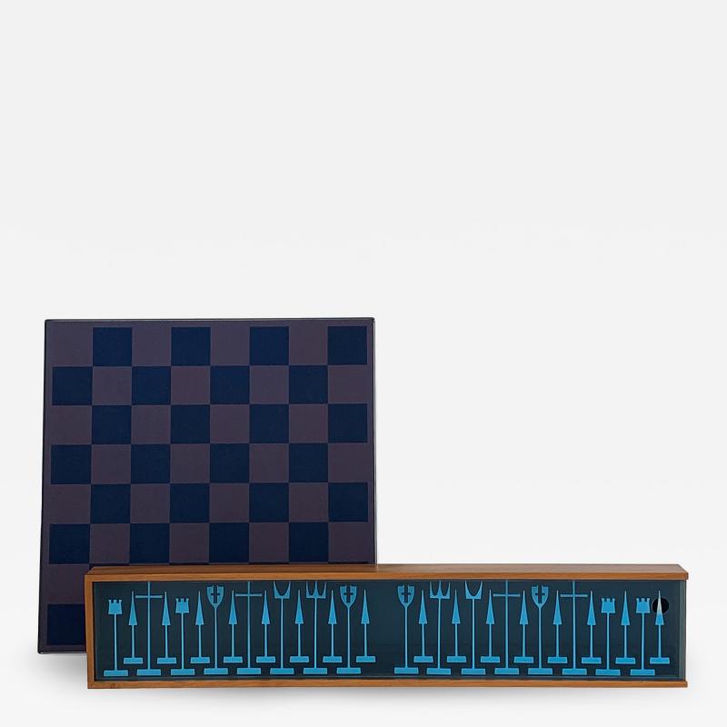 Austin Cox Austin COX Modernist Aloca Chess Set with Chessboard