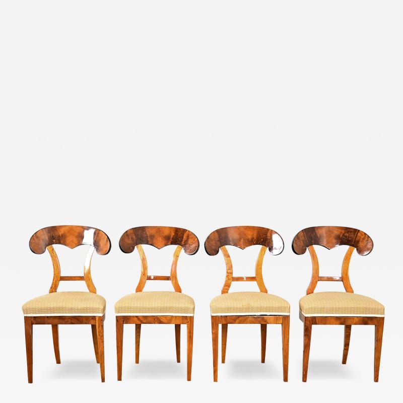 Austrian 19th Century Set of Four Biedermeier Chairs