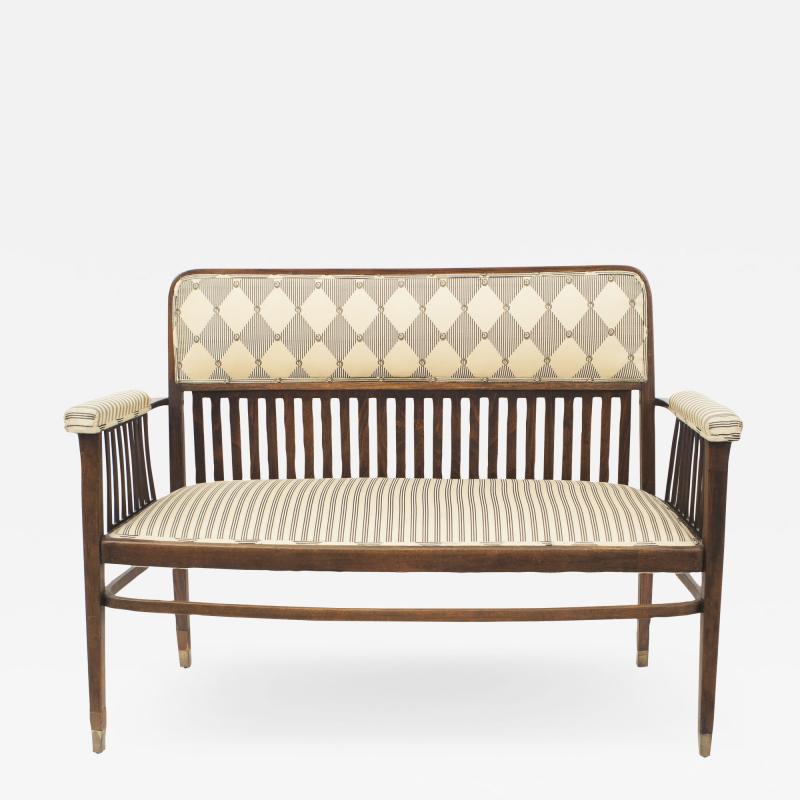 Austrian Bentwood Beechwood Loveseat
