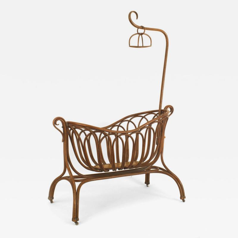 Austrian Bentwood Canopy Cradle