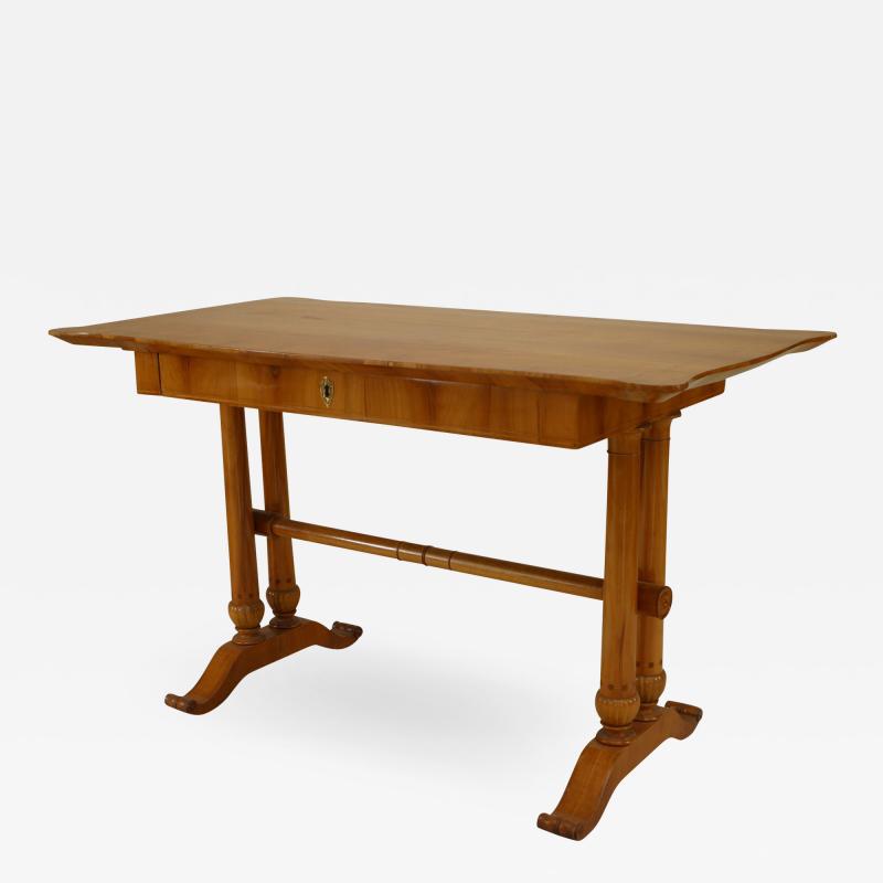 Austrian Biedermeier Cherrywood Table Desk