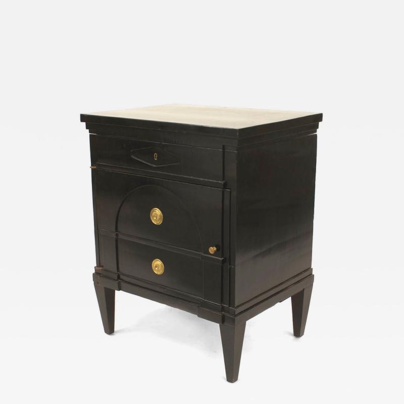 Austrian Biedermeier Ebonised Commode