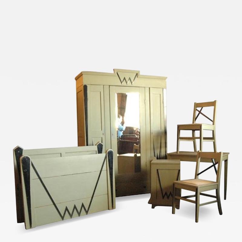 Austrian Deco 6 pc Bedroom Set