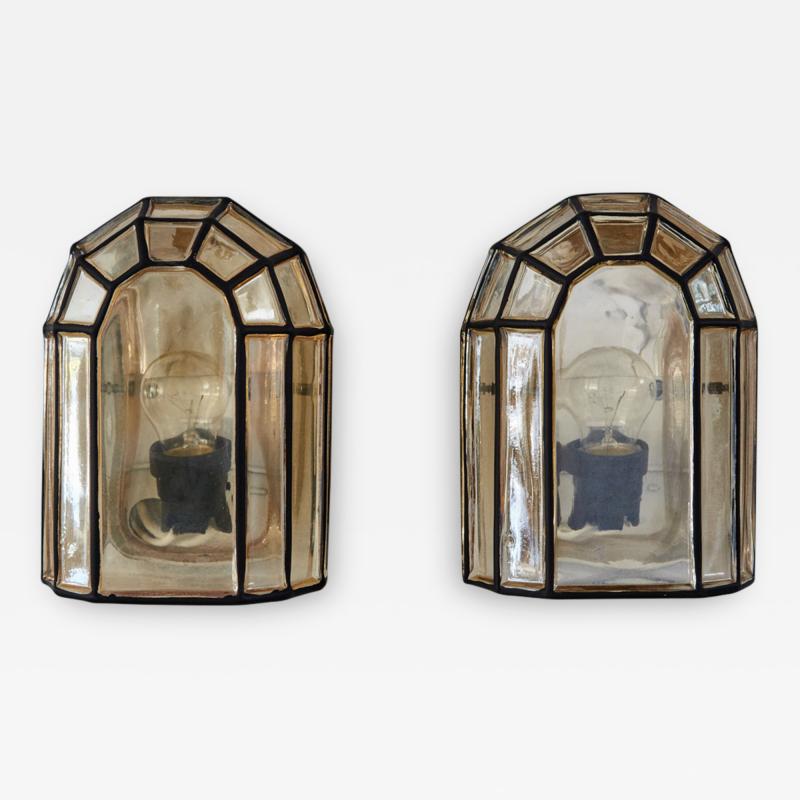 Austrian Iron and Glass Sconces