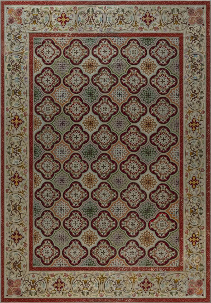 Authentic 19th Century French Botanic Needlework