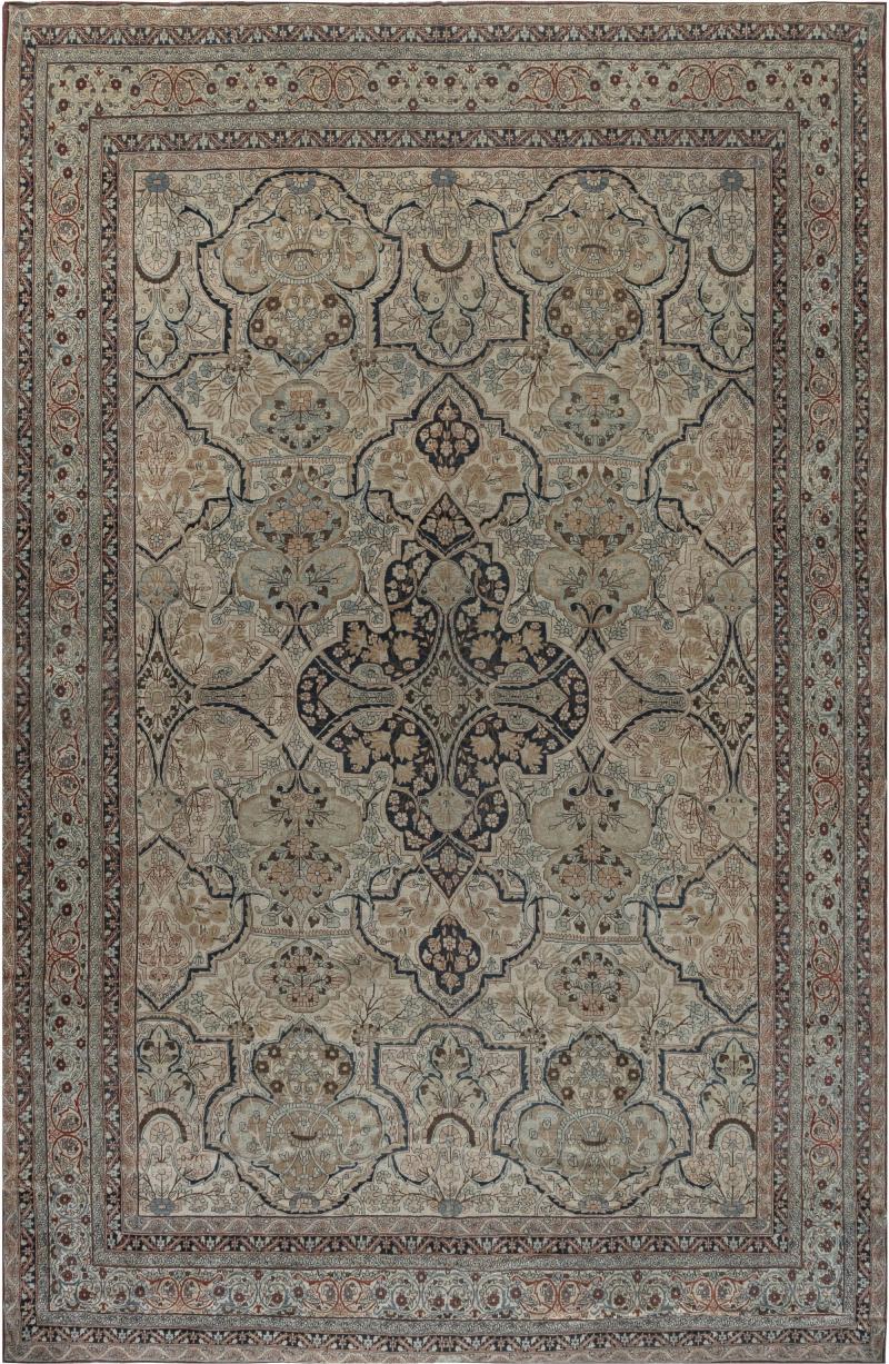 Authentic 19th Century Persian Kirman Carpet