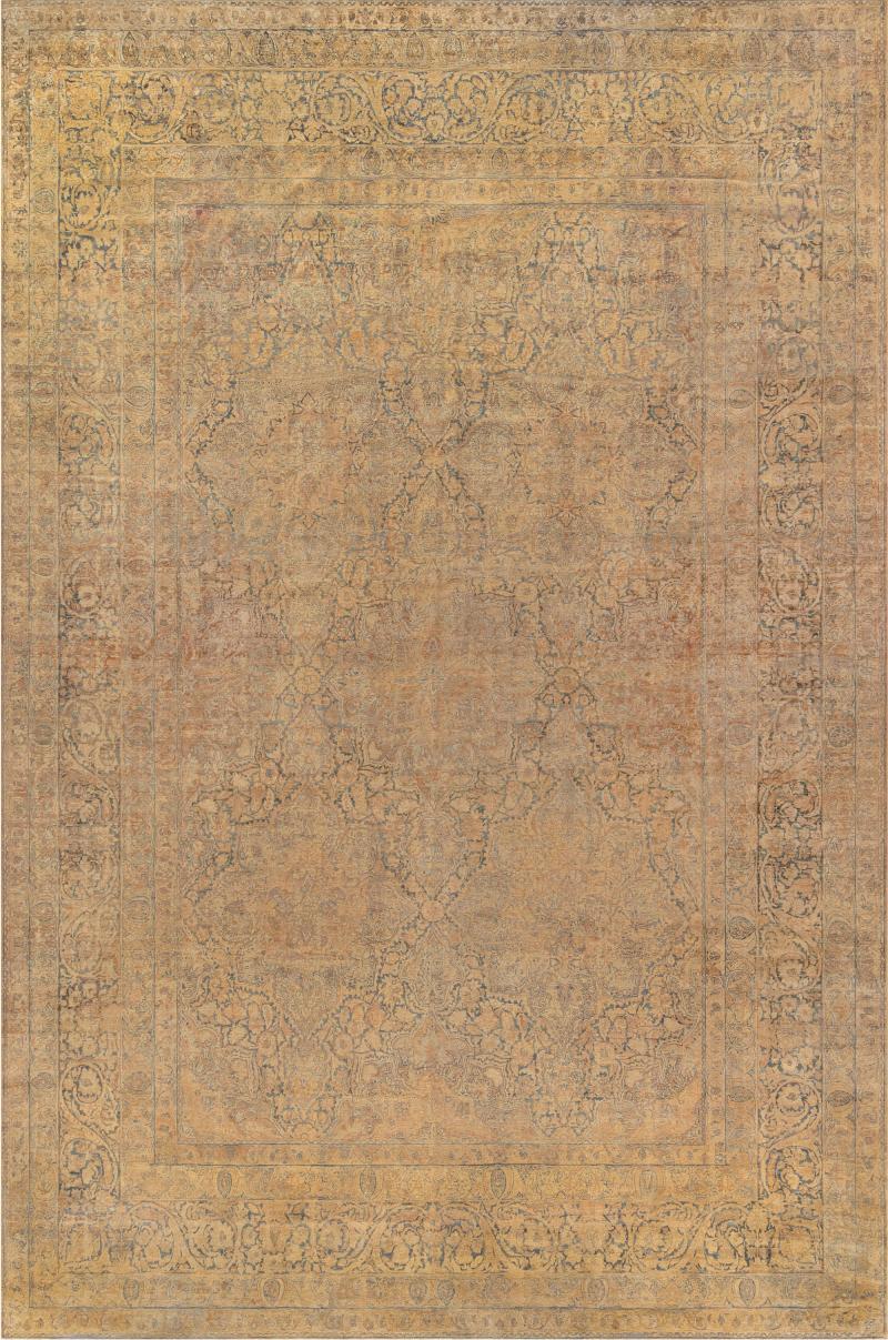 Authentic 19th Century Persian Kirman Rug
