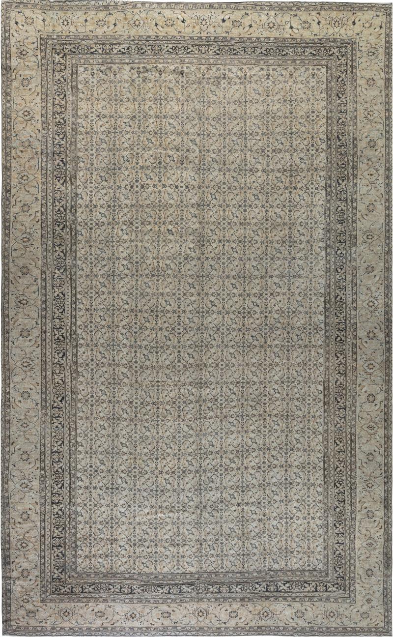 Authentic 19th Century Persian Meshad Handmade Wool Carpet