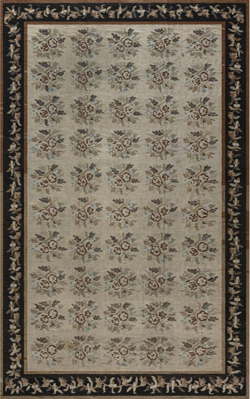 Authentic Botanic Russian Bessarabian Handmade Wool Rug
