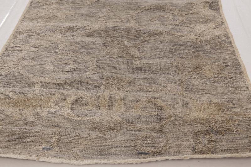 Authentic Chinese Hand Knotted Silk Runner Fragment