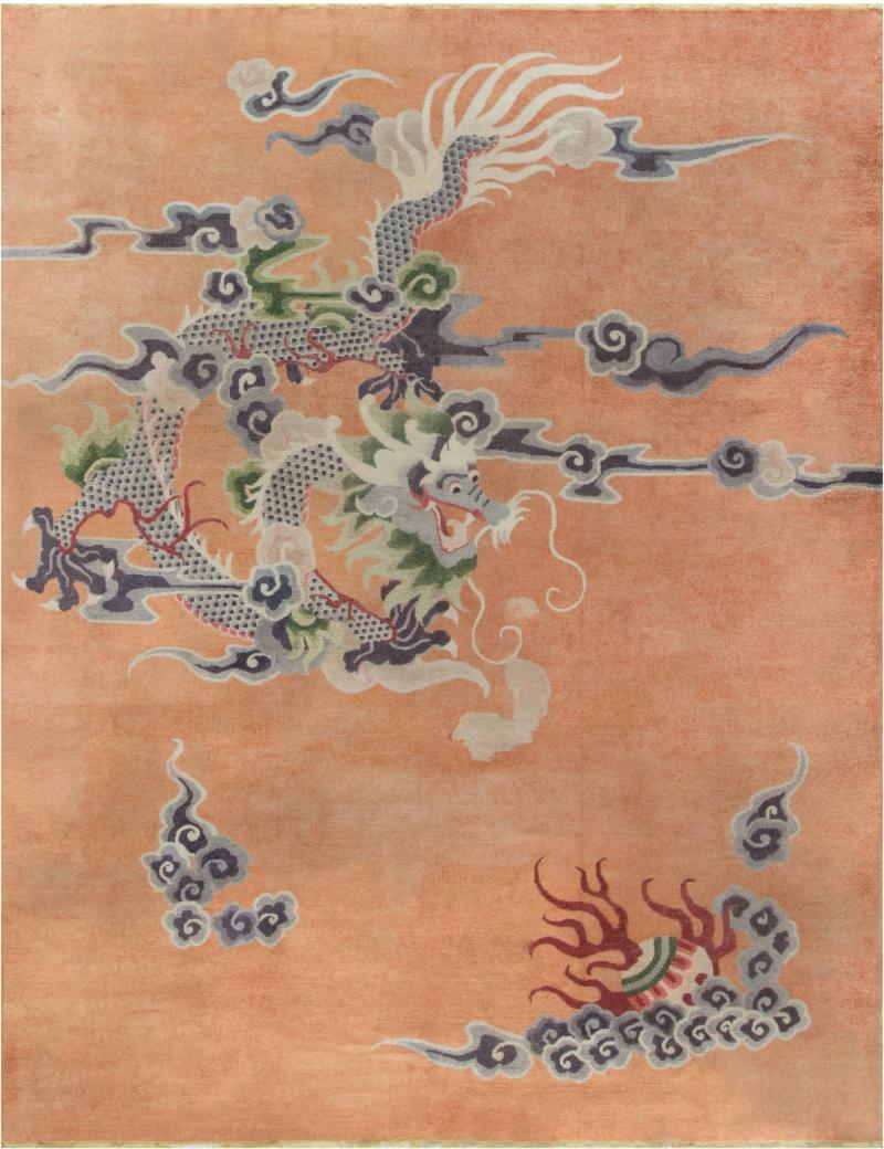 Authentic Chinese Handmade Silk Rug