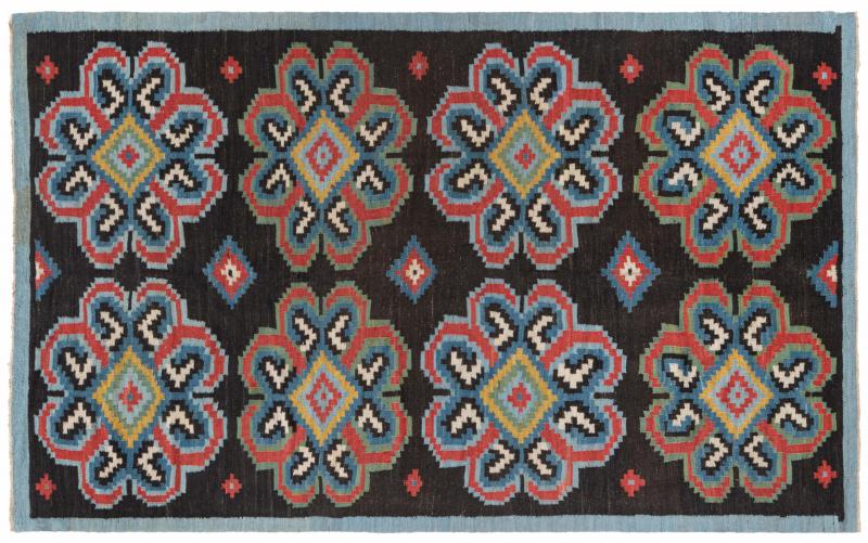 Authentic Early 20th Century Russian Bessarabian Carpet