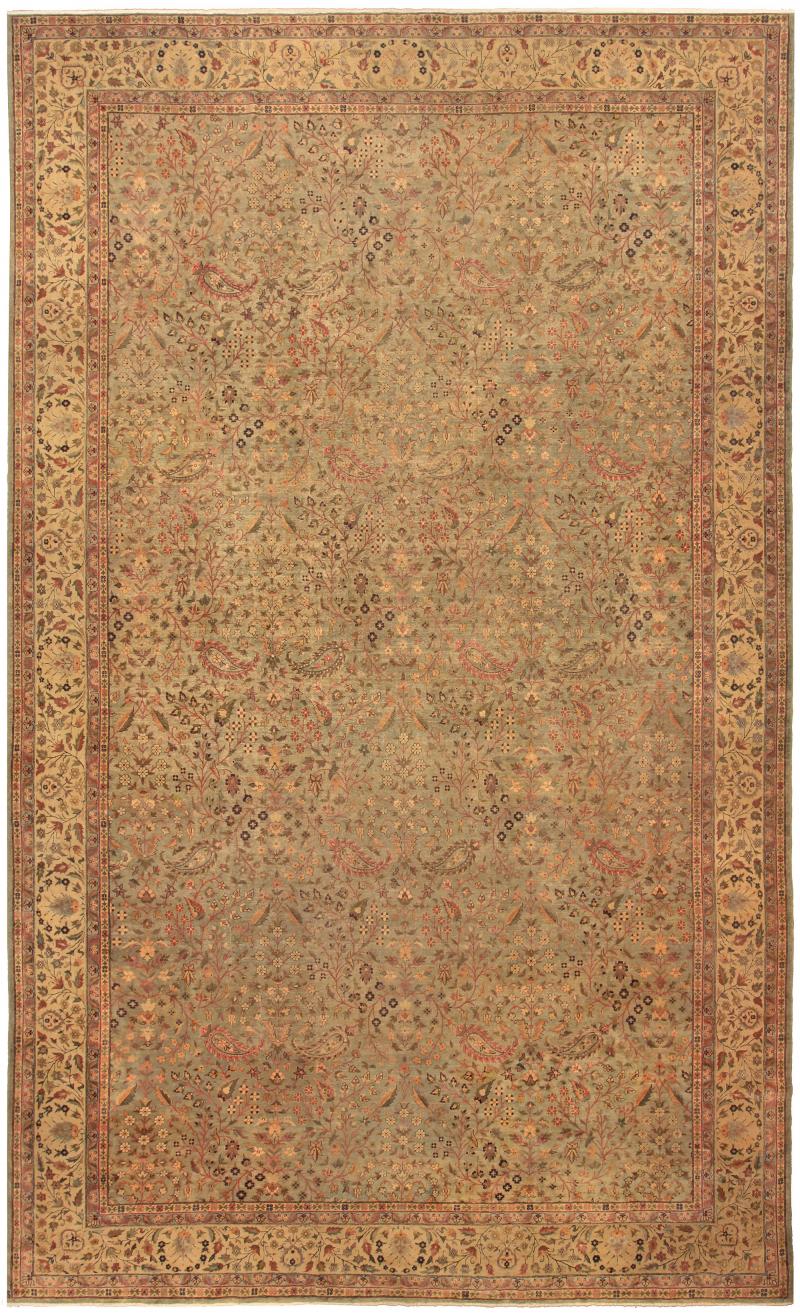 Authentic Indian Botanic Handmade wool Rug