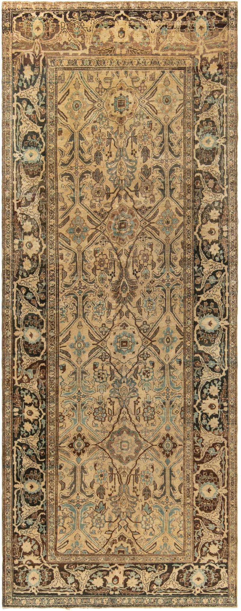 Authentic Persian Bidjar Botanic Handmade Wool Rug