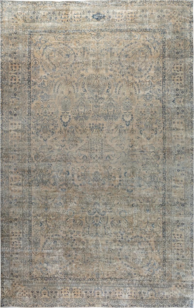 Authentic Persian Kirman Handmade Wool Rug