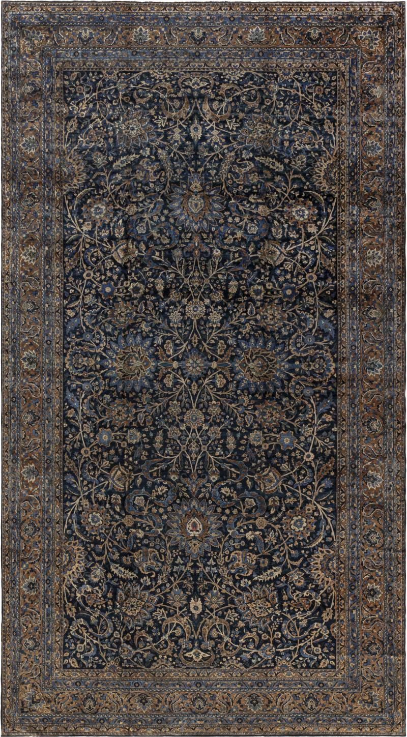 Authentic Persian Kirman Handmade Wool Rug